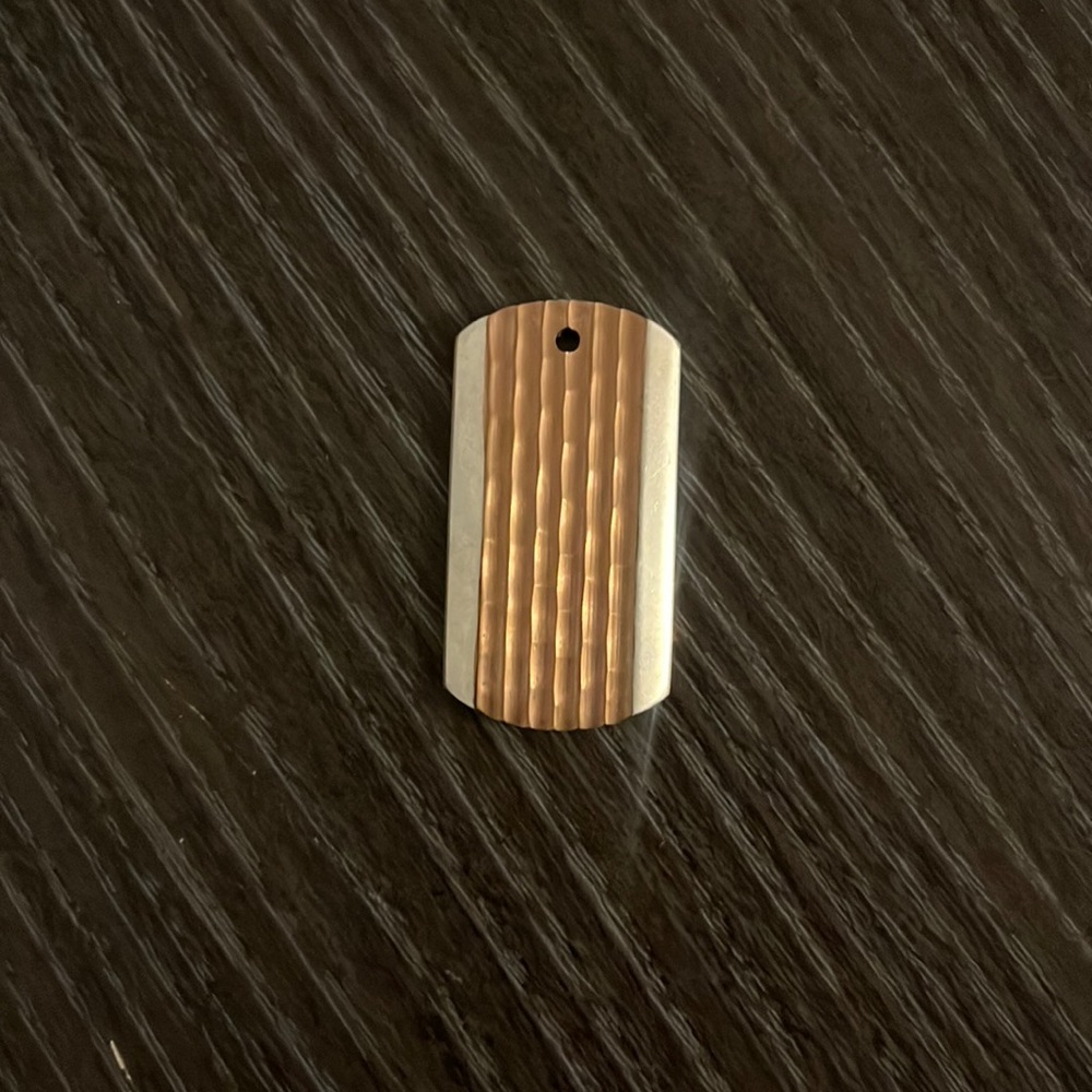 Dog Tag Men’s Charm